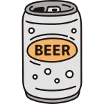 Can Of Beer SVG Icon